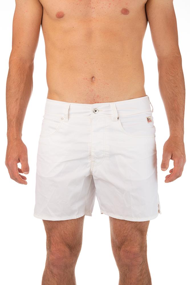 BOXER PIATTO UOMO BIANCO BEACHPOCKET BIANCO ROY ROGER'S